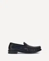 Prada Polished Leather Flat Shoes