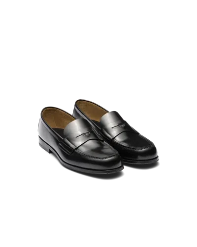 PRADA LOAFER AUS GEBÜRSTETEM LEDER
