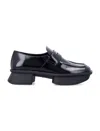 Prada Re-edition 1999 Equal Platform Penny Loafer In Blue