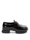 Prada Re-edition 1999 Equal Platform Penny Loafer In Multi