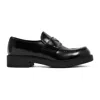 Prada Loafer Chocolate Aus Lackleder In Black