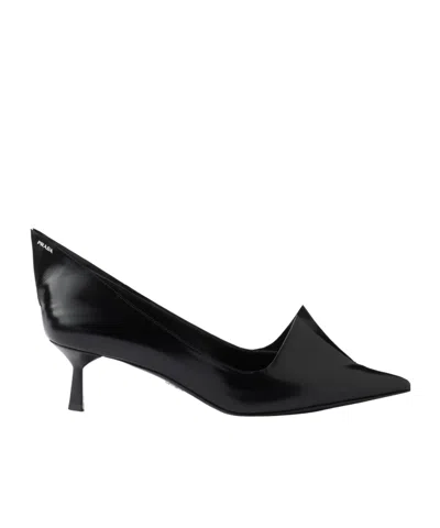 PRADA PRADA POINTED-TOE SLIP-ON PUMPS