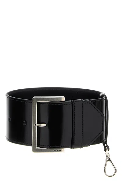 PRADA PRADA BRUSHED LEATHER SLEEVE