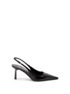 Prada Patent Pumps Pointed Toe High Heel In Black