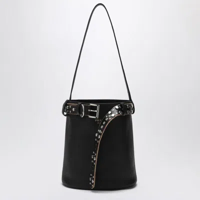 PRADA PRADA BUCKET BAG BUCKLE WITH STUDDED BELT