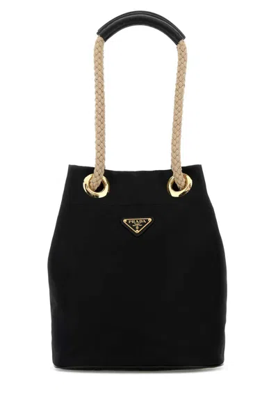 Prada Bucket Bags In Black