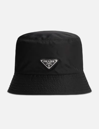 Prada Bucket Hat In Black
