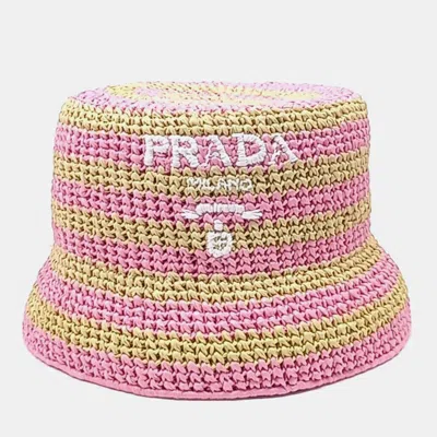Pre-owned Prada Bucket Hat (1hc137) In Multicolor