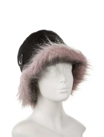 Pre-owned Prada Bucket Hat In Black