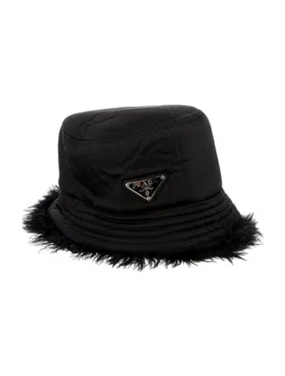 Pre-owned Prada Bucket Hat In Black