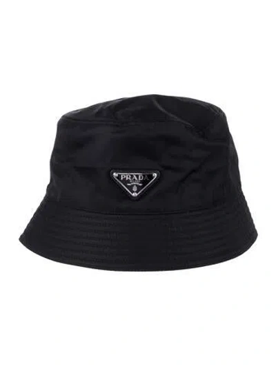 Pre-owned Prada Bucket Hat In Black