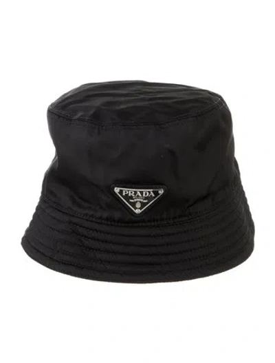 Pre-owned Prada Bucket Hat In Black
