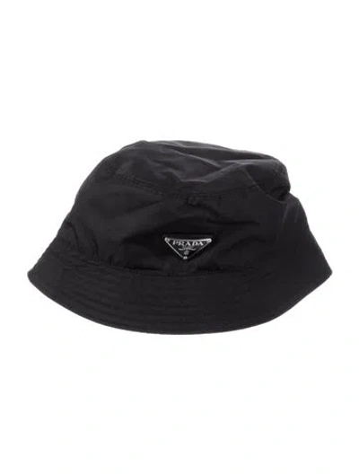 Pre-owned Prada Bucket Hat In Black