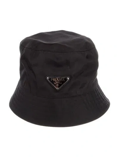 Pre-owned Prada Bucket Hat In Black