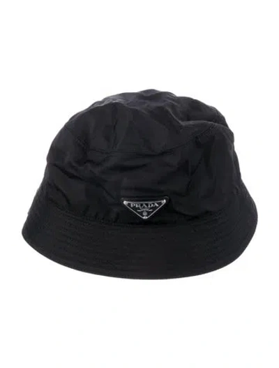 Pre-owned Prada Bucket Hat In Black