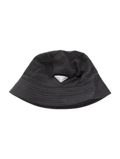 Pre-owned Prada Bucket Hat In Black