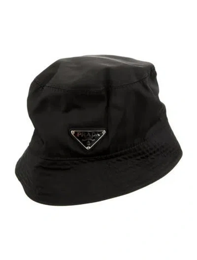 Pre-owned Prada Bucket Hat In Black