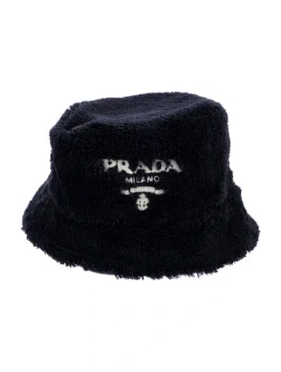 Pre-owned Prada Bucket Hat In Black