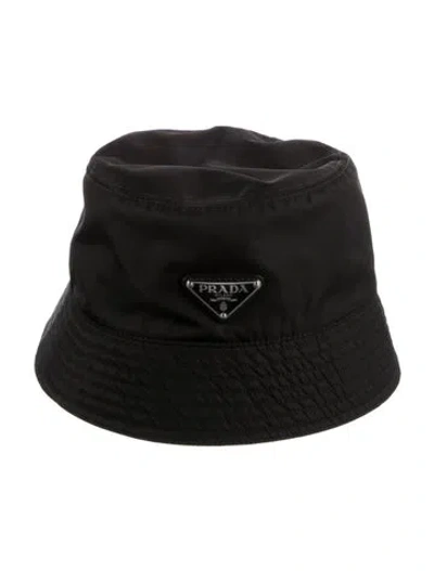 Pre-owned Prada Bucket Hat In Black