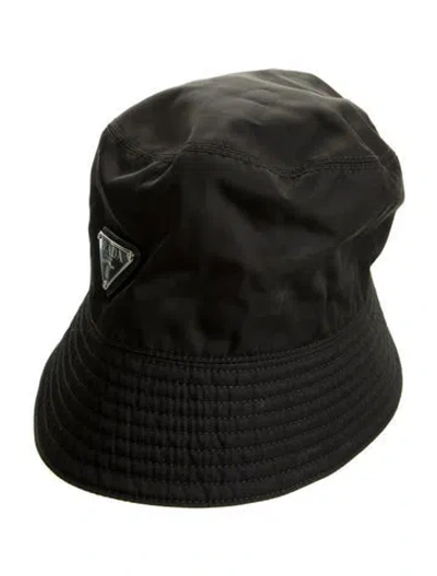 Pre-owned Prada Bucket Hat In Black