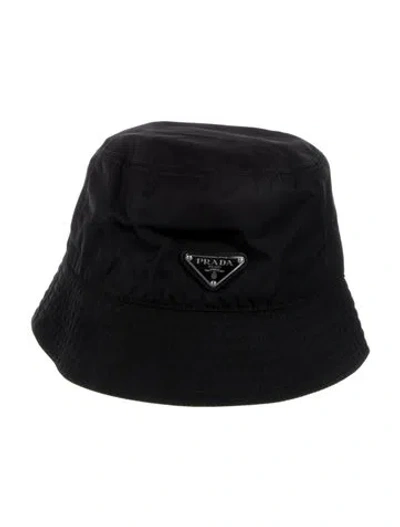Pre-owned Prada Bucket Hat In Black