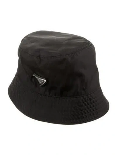 Pre-owned Prada Bucket Hat In Black