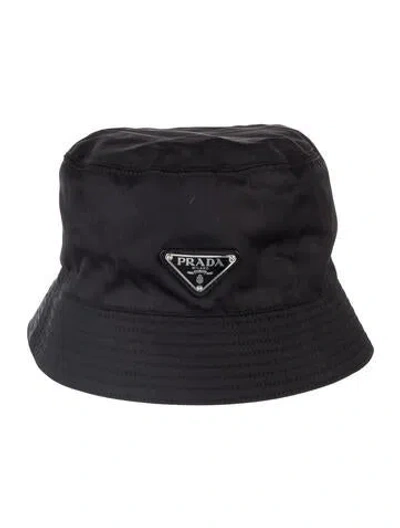 Pre-owned Prada Bucket Hat In Black