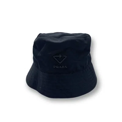 Pre-owned Prada Bucket Hat Black