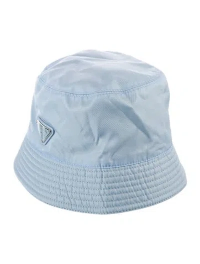 Pre-owned Prada Bucket Hat In Blue