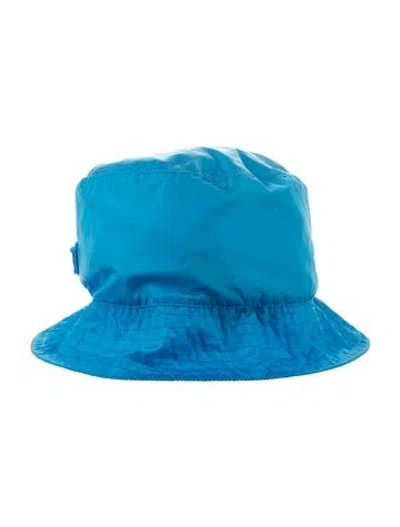 Pre-owned Prada Bucket Hat In Blue
