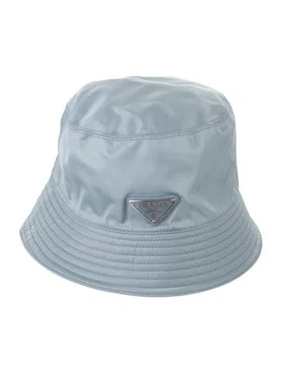 Pre-owned Prada Bucket Hat In Blue