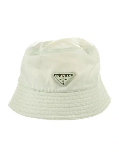 Pre-owned Prada Bucket Hat In Green
