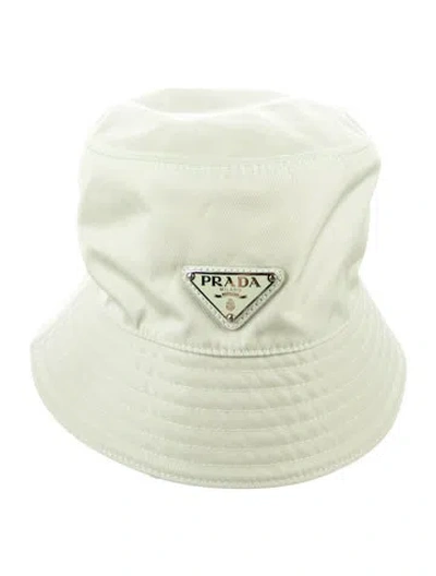 Pre-owned Prada Bucket Hat In Green
