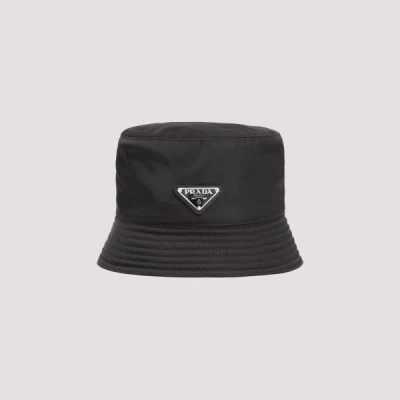 Prada Bucket Hat M In Black
