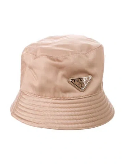 Pre-owned Prada Bucket Hat In Neutral