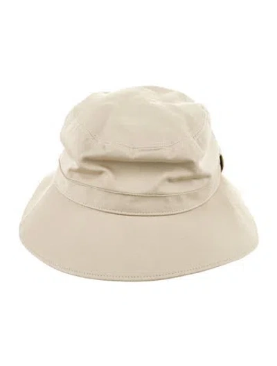 Pre-owned Prada Bucket Hat In Neutral