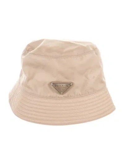 Pre-owned Prada Bucket Hat In Neutral