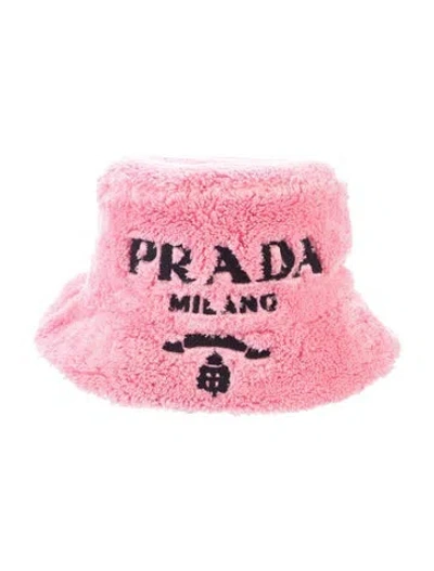 Pre-owned Prada Bucket Hat In Pink