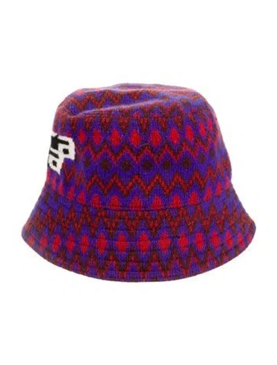 Pre-owned Prada Bucket Hat In Red