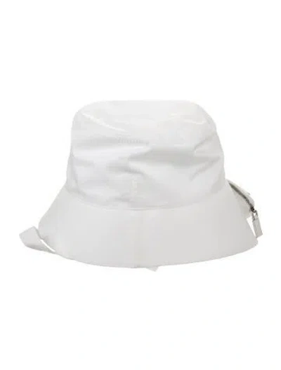 Pre-owned Prada Bucket Hat In White