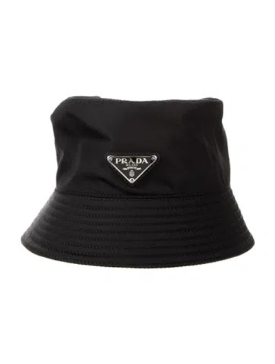 Pre-owned Prada Bucket Hat W/tags In Black
