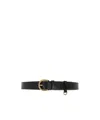 Prada Buckle Belt In Black