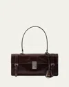 Prada Medium Buckle Flap Leather Shoulder Bag In F01d6 Moro N