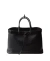 Prada Mittelgrosse Double Belt Handtasche In Black