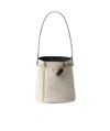 Prada Logo-print Shoulder Bag In White/black