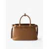 Prada Womens Brown Buckle Small Leather Tote Bag In Brown