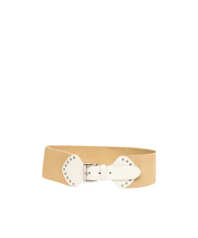 Prada Buckled Waist Belt In Gold