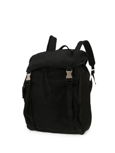 Pre-owned Prada Buckle-fastening Backpack In Black