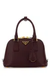 Prada Burgundy Leather Handbag