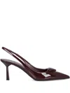 Prada Pointed Toe Stiletto Heel Pumps In Multi